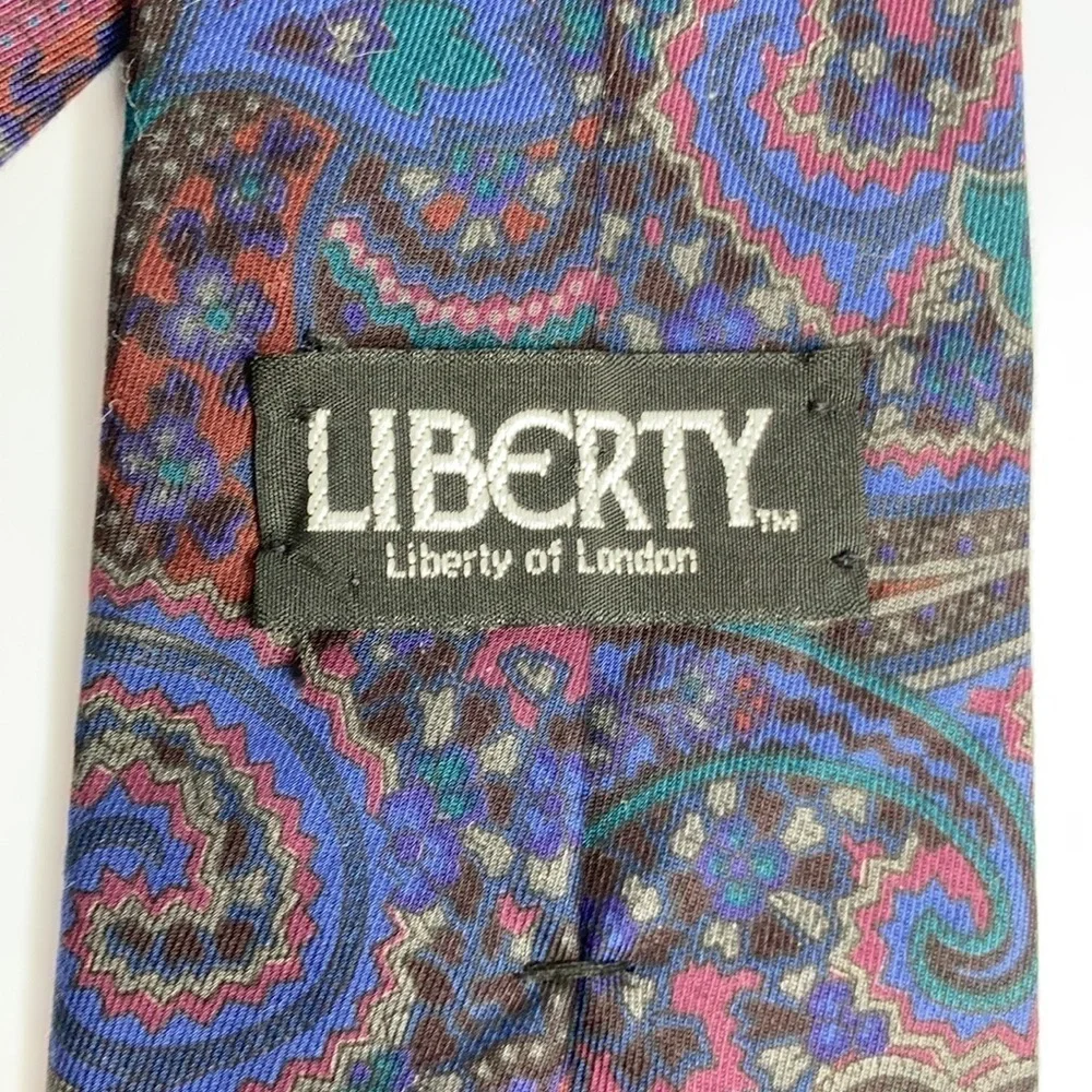 Liberty of London paisley tie 100% Cotton made in the‎ USA